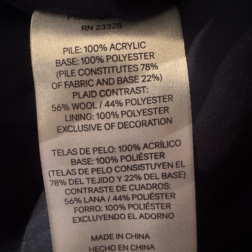 Pendleton Sherpa Zip Front Jacket With Plaid Coll… - image 6